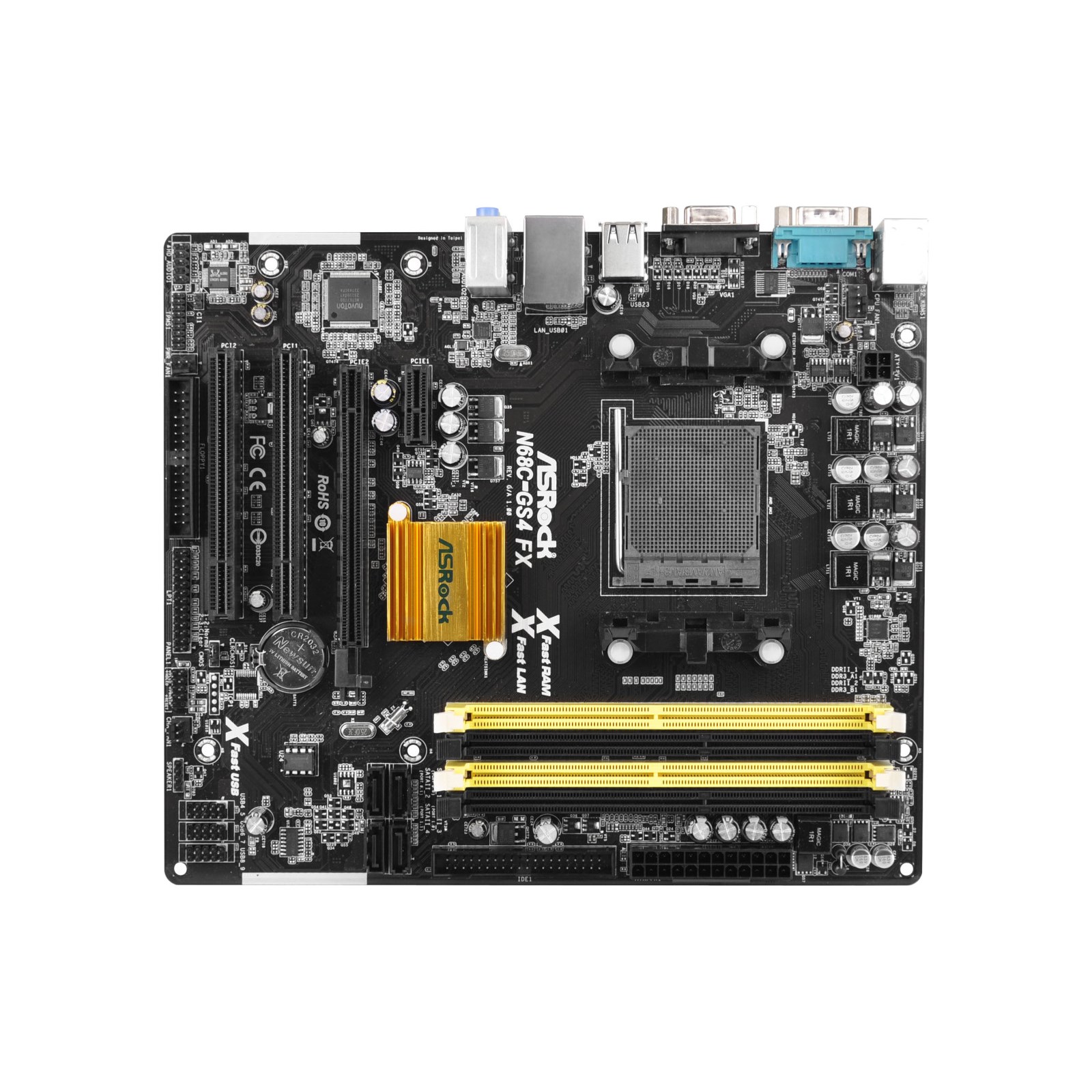 Asrock n68c gs4 fx какие процессоры